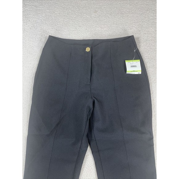 NWT Anne Klein Women’s Size 4 Black High Rise Pants‎ - Picture 2 of 10